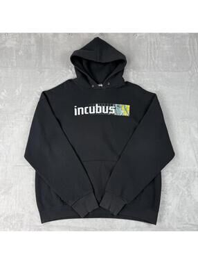 Incubus Hoodie Vintage 2001 Tour Men XL Big Logo Band Alternative Rock Y2K Rare